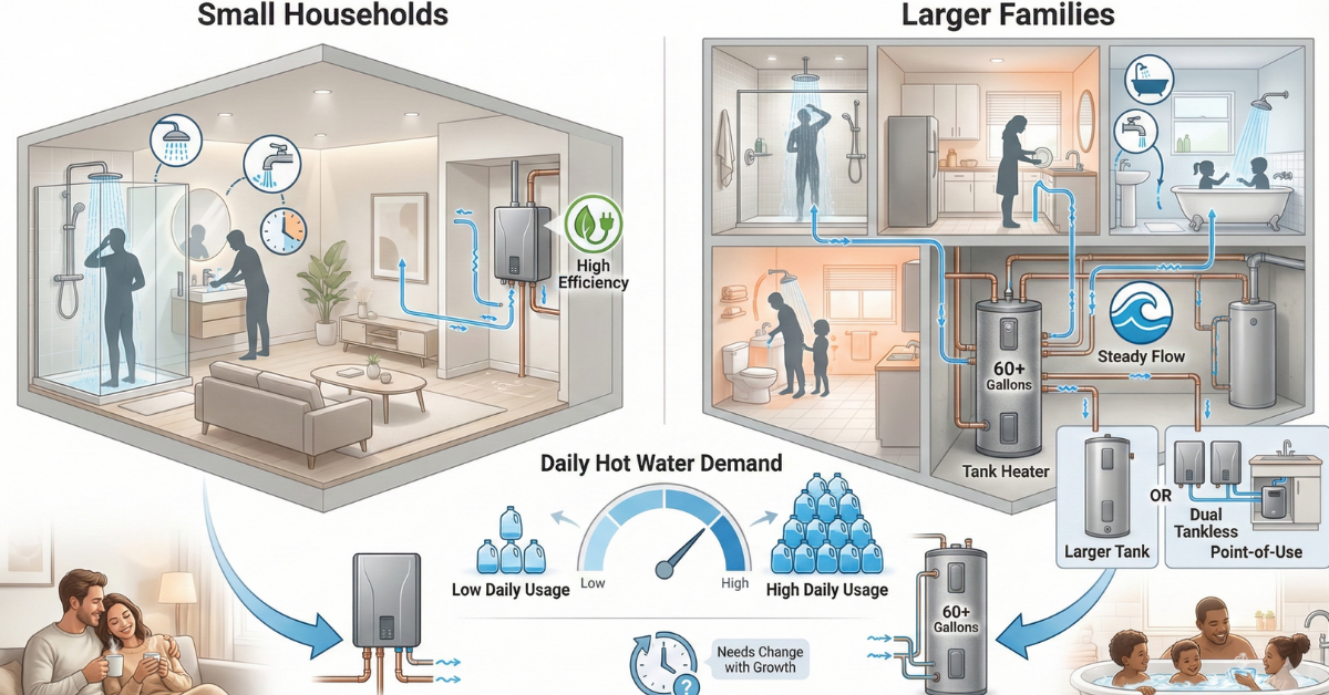 Tankless vs Tank Water Heater