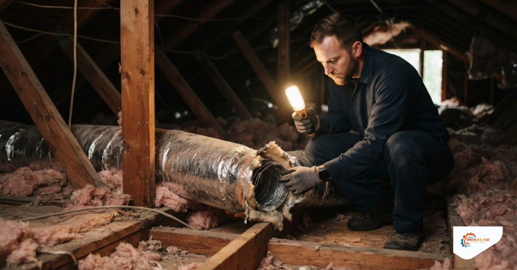 How can I tell if my air ducts are leaking?